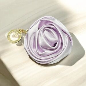 VICTORIA'S SECRET Satin Rose Coin Purse Keychain